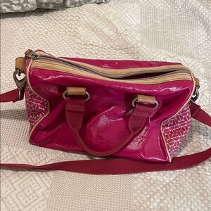 Pink Fossil Crossbody Bag